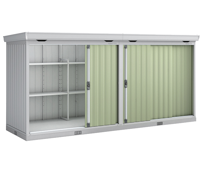 イナバ物置　引き戸タイプ連続型物置 FL-2214SL（一般型）基本棟