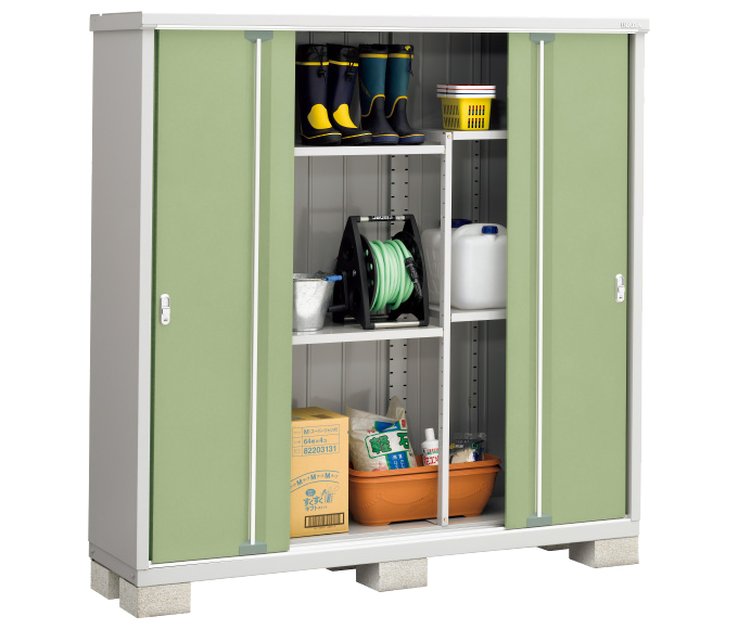 イナバ物置　シンプリー　MJX-195E　全面棚タイプ